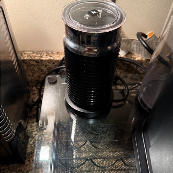 Nespresso Glossy Black Coffee Maker - Picture 3 of 5